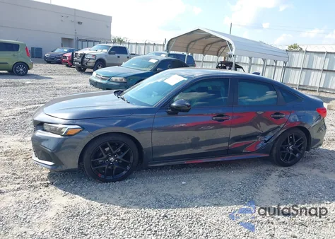 2022 Honda Civic Sport z USA, uszkodzony, nr VIN 2HGFE2F57NH596741